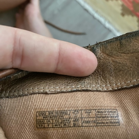 Brown Ugg Leather Booties - Picture 8 of 8